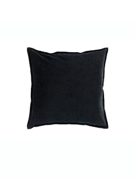 Coussin 20 x 20 pouces CASA C-VELVET BLACK Starlite