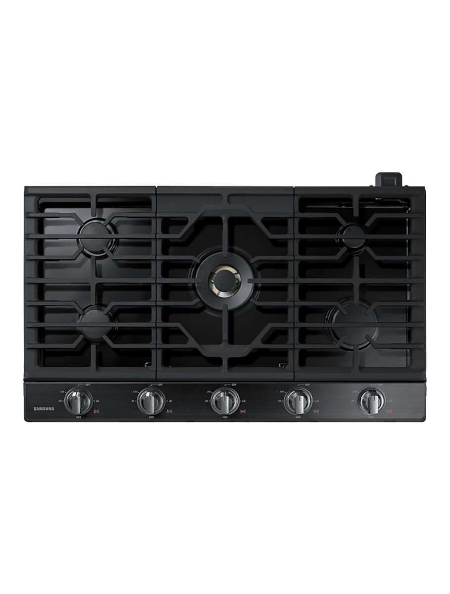 Image sur Plaque de cuisson au gaz encastrable 36 po. Samsung NA36N7755TG/AA