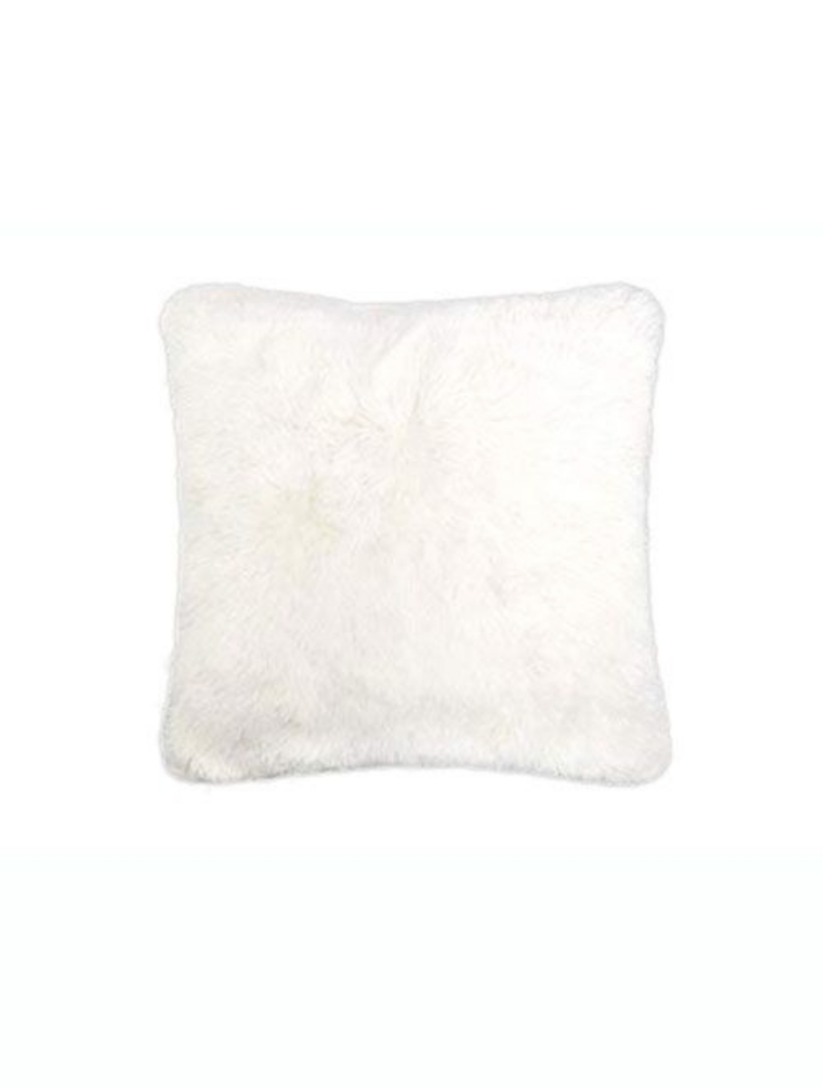 Coussin 20 x 20 pouces VEGAN FUR WHITE Starlite