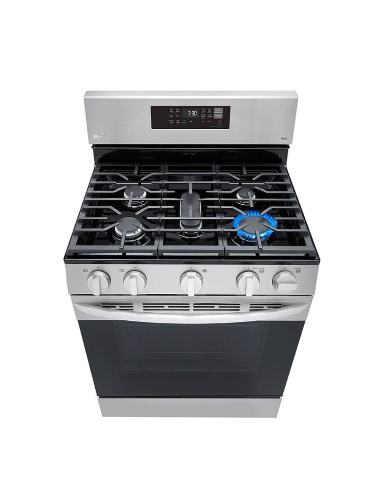 Cuisinière à gaz autoportante 30 po. 6,3 pi³ avec convection LG LRGL5823S