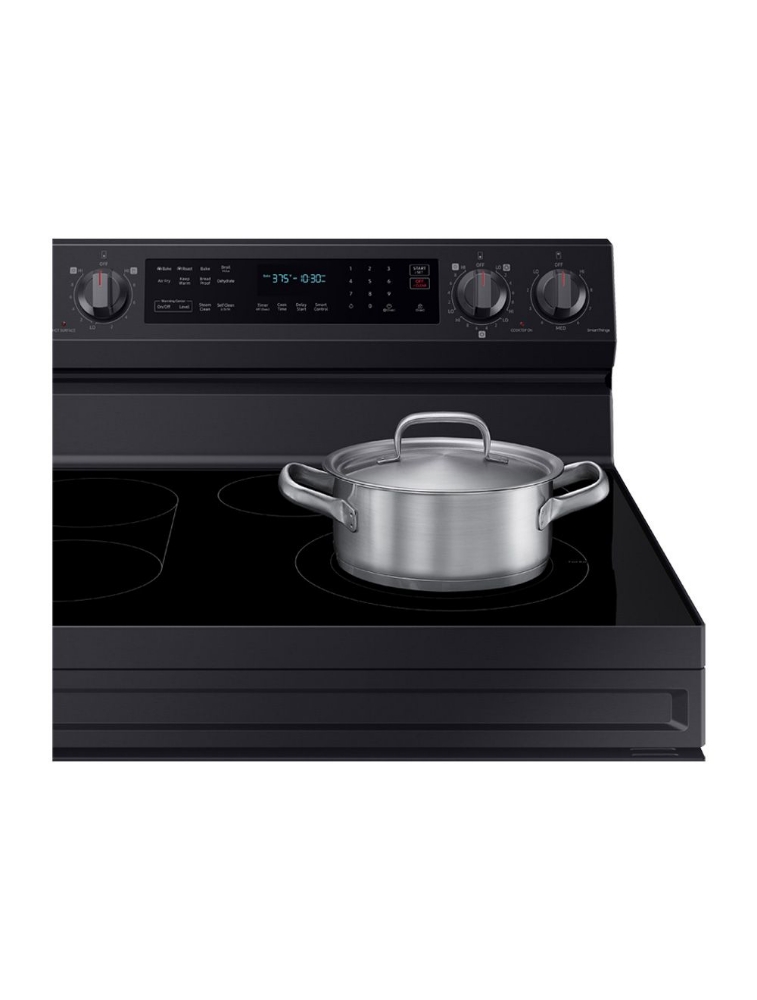 Cuisinière électrique autoportante 30 po. 6,3 pi³ avec convection Samsung NE63A6711SG/AC