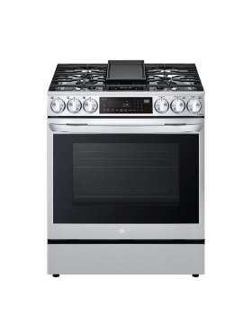 Cuisinière à gaz encastrable 30 po. 6,3 pi³ avec convection ProBake™ LG LSGL6335F