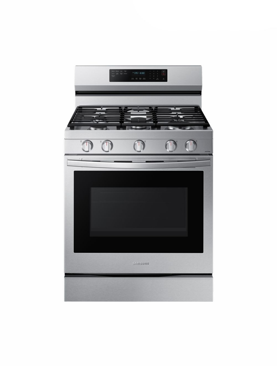 Cuisinière à gaz autoportante 30 po. 6 pi³ avec convection Samsung NX60A6711SS/AA