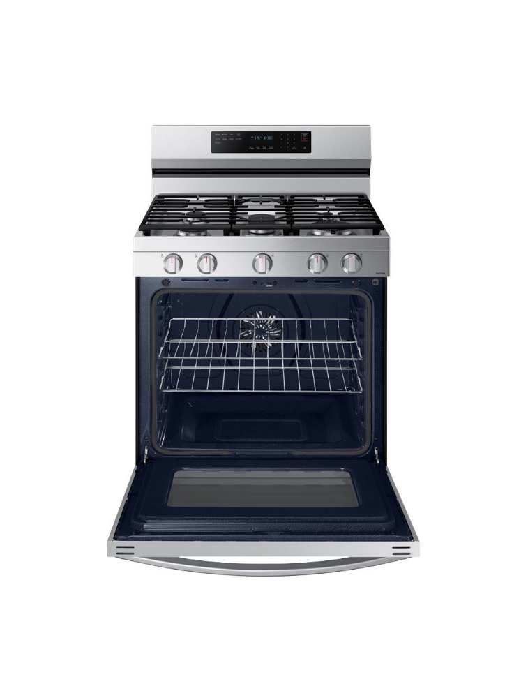 Cuisinière à gaz autoportante 30 po. 6 pi³ avec convection Samsung NX60A6711SS/AA