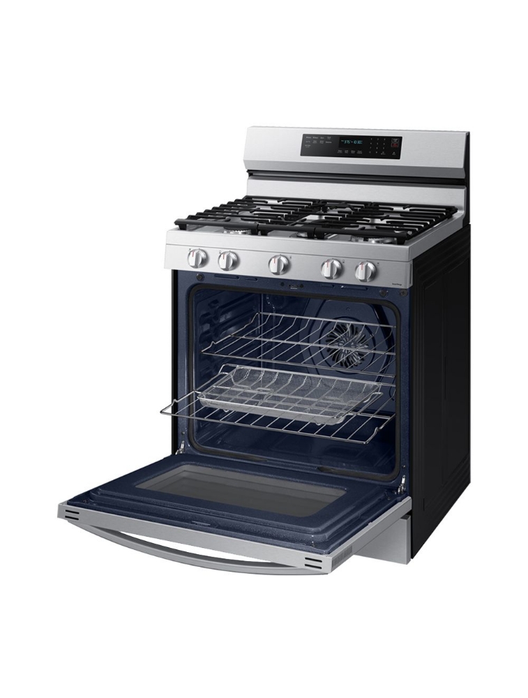 Cuisinière à gaz autoportante 30 po. 6 pi³ avec convection Samsung NX60A6711SS/AA