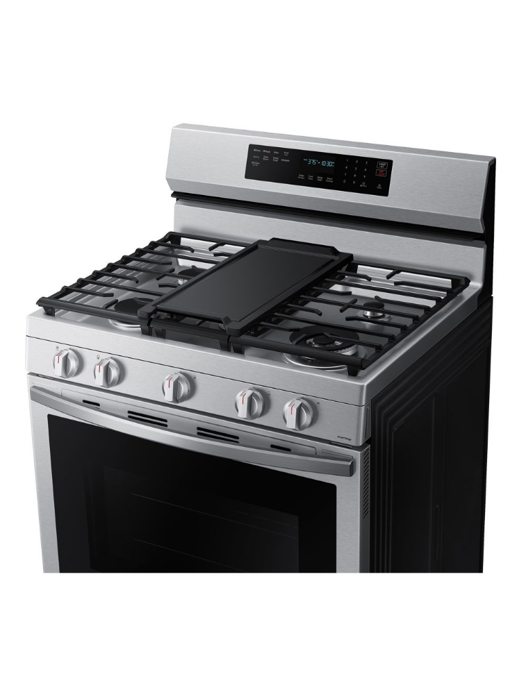 Cuisinière à gaz autoportante 30 po. 6 pi³ avec convection Samsung NX60A6711SS/AA