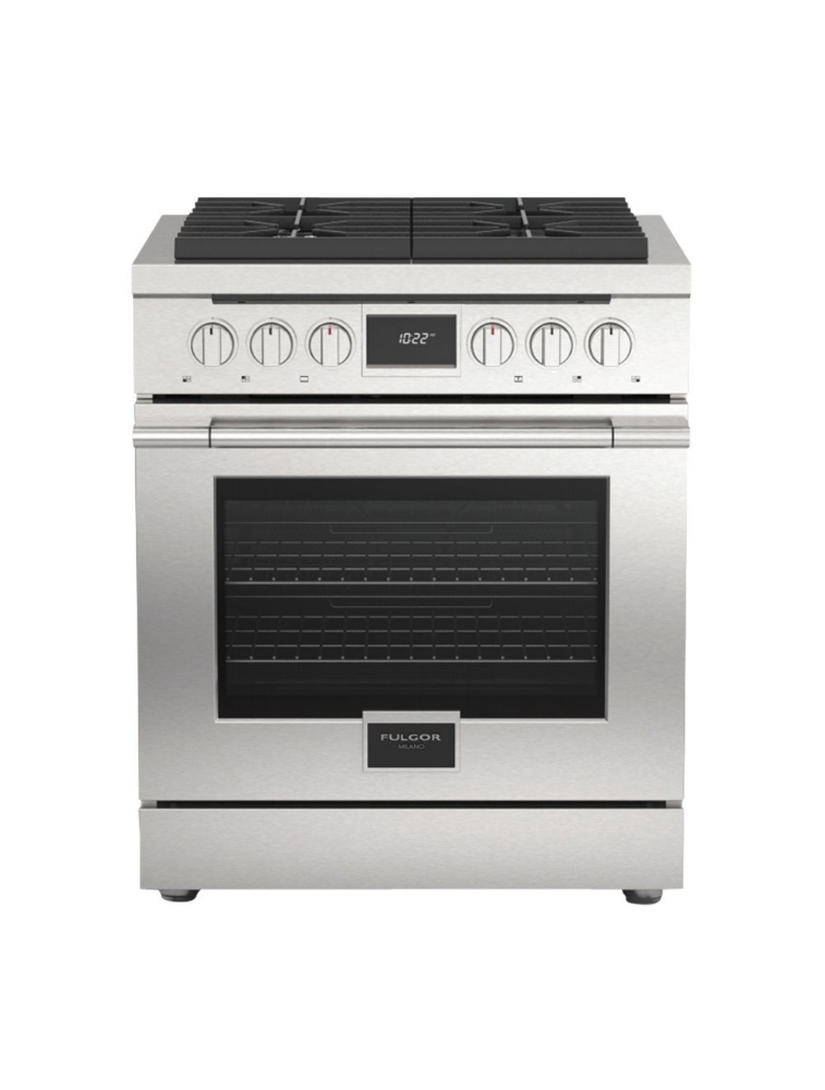 Cuisinière biénergie autoportante 30 po. 4,4 pi³ avec convection Fulgor Milano F4PDF304S1