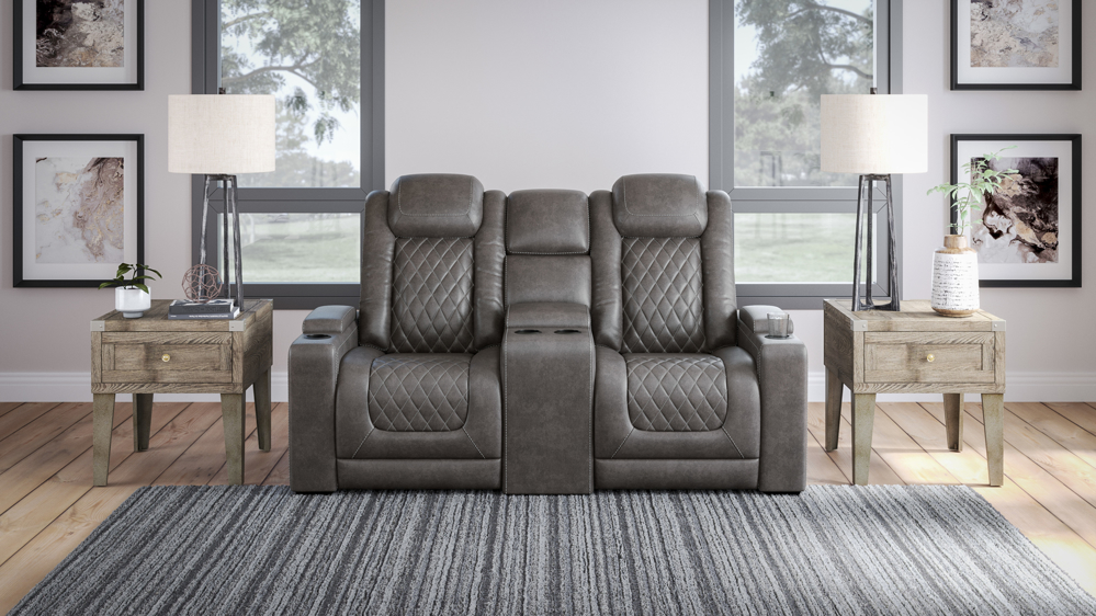 Picture of Power reclining loveseat with console