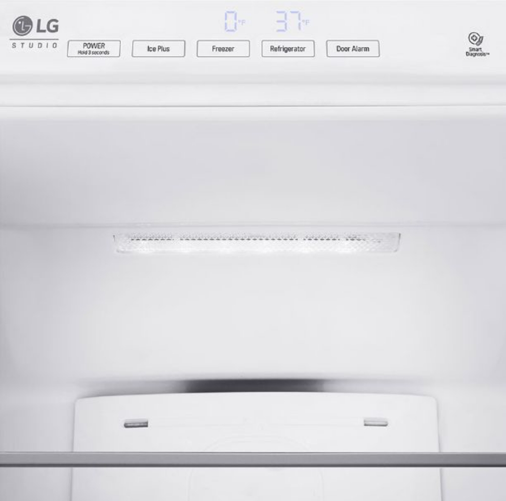 Réfrigérateur à congélateur inférieur 22 po. 9,3 pi³ LG LSBNC1021P - Panneaux requis