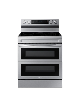 Cuisinière électrique autoportante 30 po. 6,3 pi³ avec convection Samsung NE63A6751SS/AC