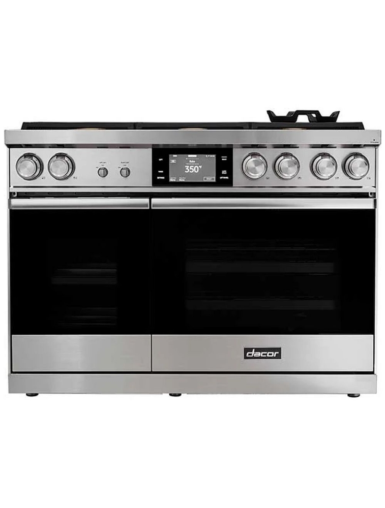 Cuisinière biénergie autoportante 48 po. avec 6 brûleurs Dacor DOP48M86DPS