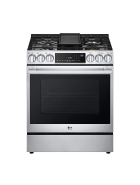 Picture of LG Studio 30-Inch 6.3 Cu. Ft. Slide-In Gas Range with ProBake Convection™ LSGS6338F