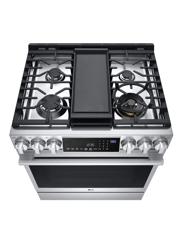 Picture of LG Studio 30-Inch 6.3 Cu. Ft. Slide-In Gas Range with ProBake Convection™ LSGS6338F