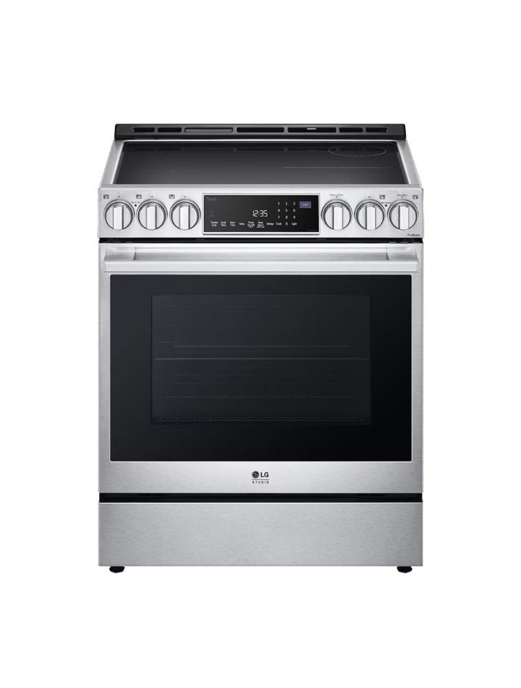 Cuisinière à induction encastrable 30 po. 6,3 pi³ avec convection LG Studio LSIS6338F