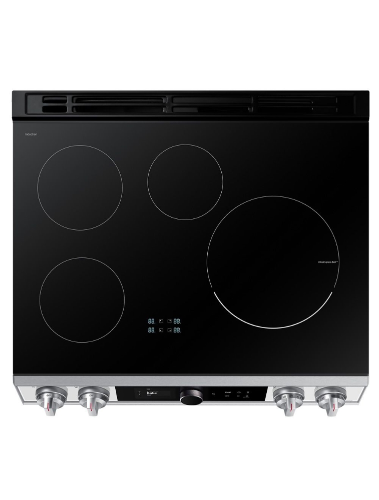 Cuisinière à induction encastrable 30 po. 6,3 pi³ avec convection Samsung BESPOKE NE63BB891112AC