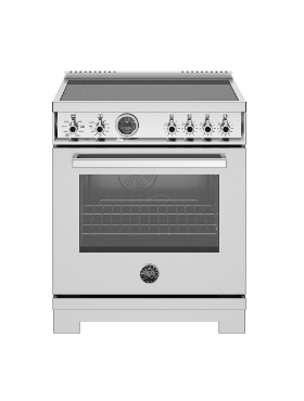 Cuisinière à induction encastrable 30 po. 4,6 pi³ avec convection Bertazzoni PRO304IFEPXT