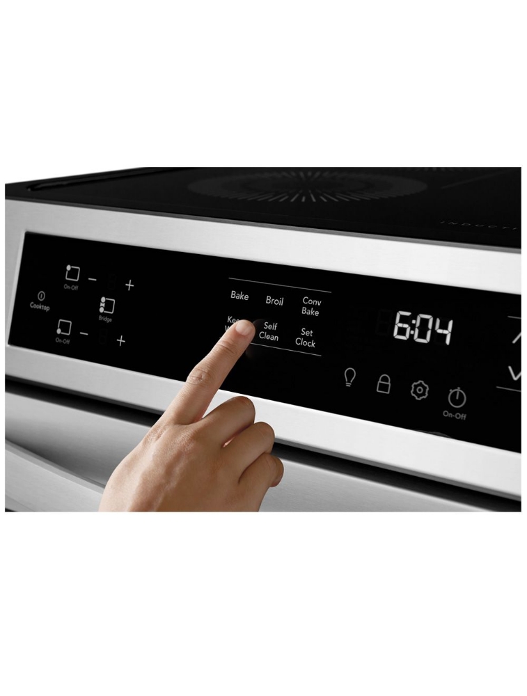 Cuisinière à induction encastrable 30 po. 5,3 pi³ avec convection Frigidaire FCFI308CAS