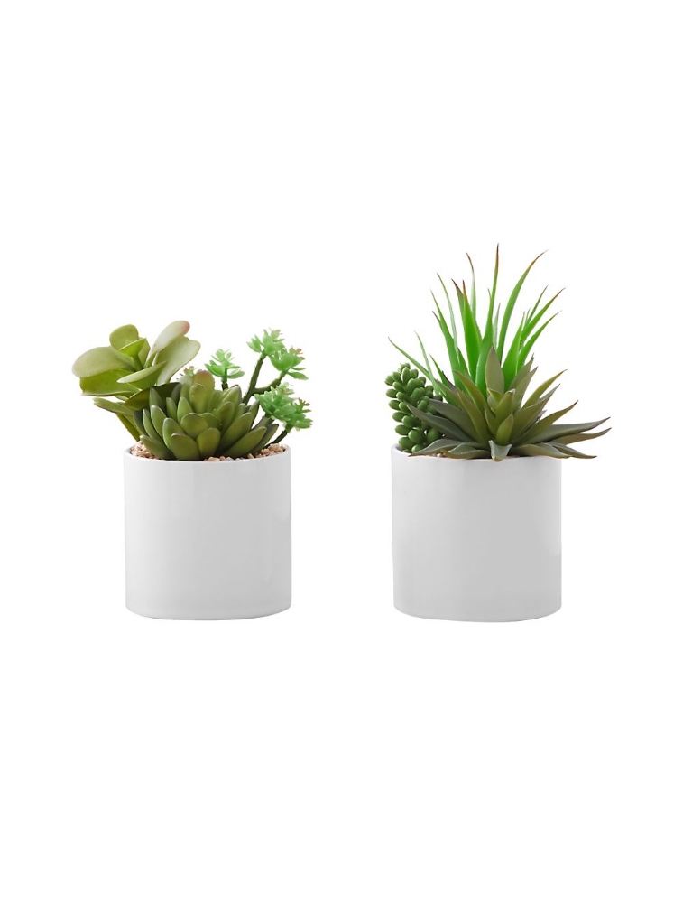 Picture of 7 Inch Set of 2 Artificial Plants