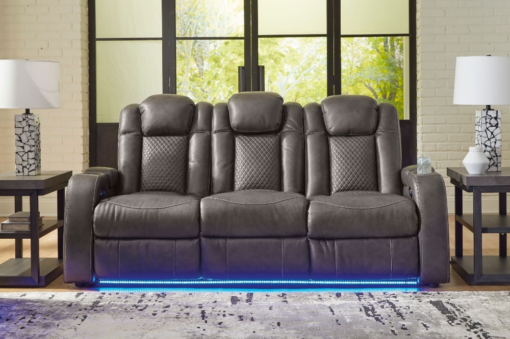 Picture of Power Reclining Sofa with Drop Down Table