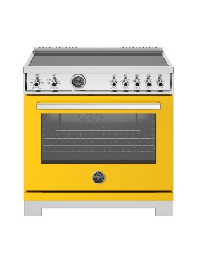 Cuisinière à induction encastrable 36 po. 5,7 pi³ avec convection Bertazzoni PRO365ICFEPGIT