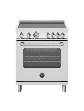 Cuisinière à induction encastrable 30 po. 4,7 pi³ avec convection Bertazzoni MAS304INMXV