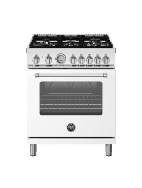 Cuisinière biénergie autoportante 30 po. 4,7 pi³ avec convection Bertazzoni MAS305DFMBIV