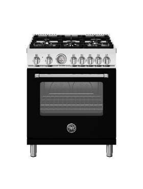 Cuisinière biénergie autoportante 30 po. 4,7 pi³ avec convection Bertazzoni MAS305DFMNEV