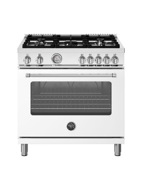 Cuisinière à gaz 36 po. 5,9 pi³ avec convection Bertazzoni MAS365GASBIV