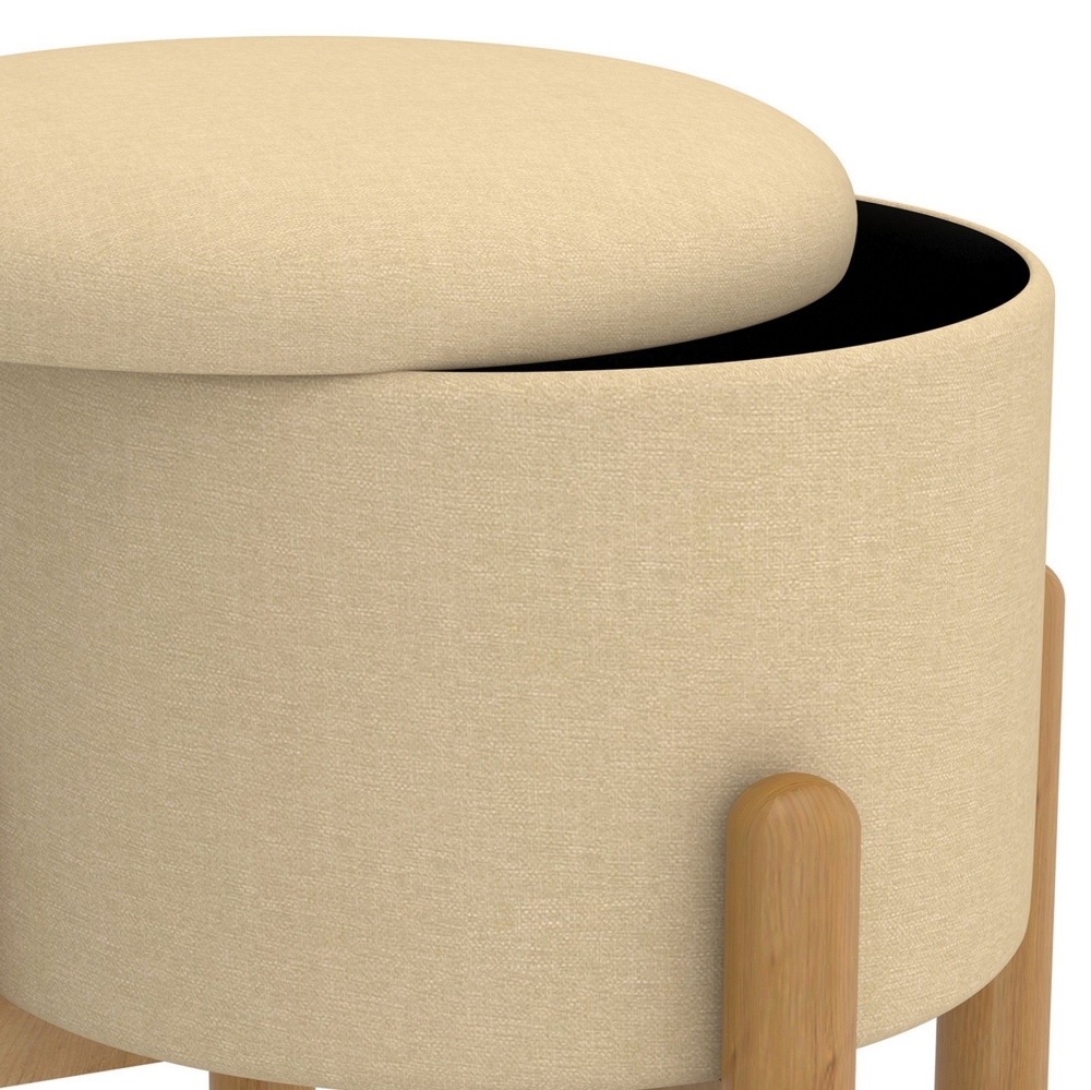 Pouf de rangement HEIDI - 402-976BG_NT - Worldwide Home Furnishings