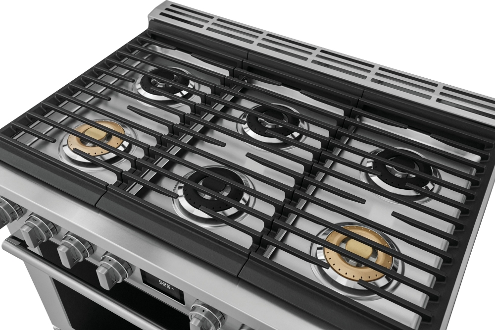 Cuisinière biénergie autoportante 36 po. 4,4 pi³ avec convection Electrolux ECFD3668AS