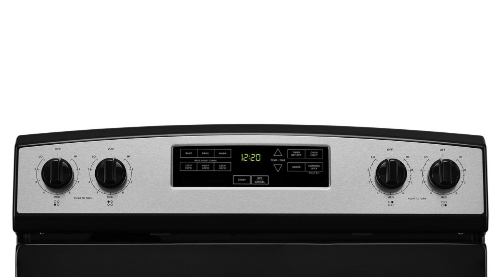 Cuisinière électrique autoportante 30 po. 4,8 pi³ avec Bake Assist Amana YAER6303MMS