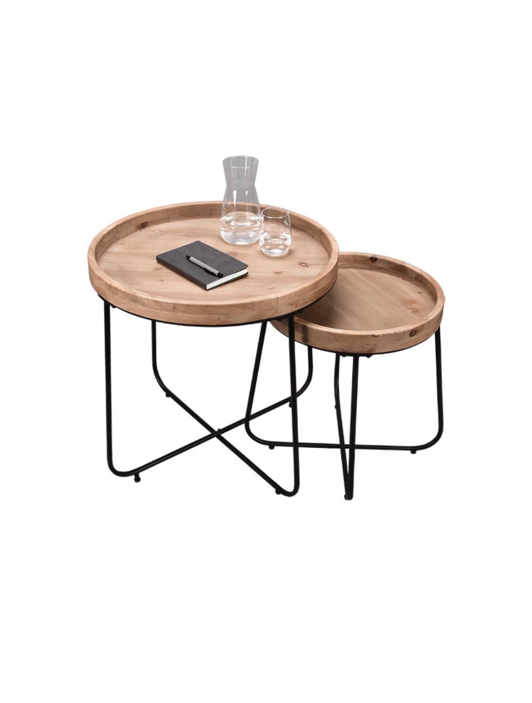 Table d'appoint ronde JIL 2020130 Mirrors & More