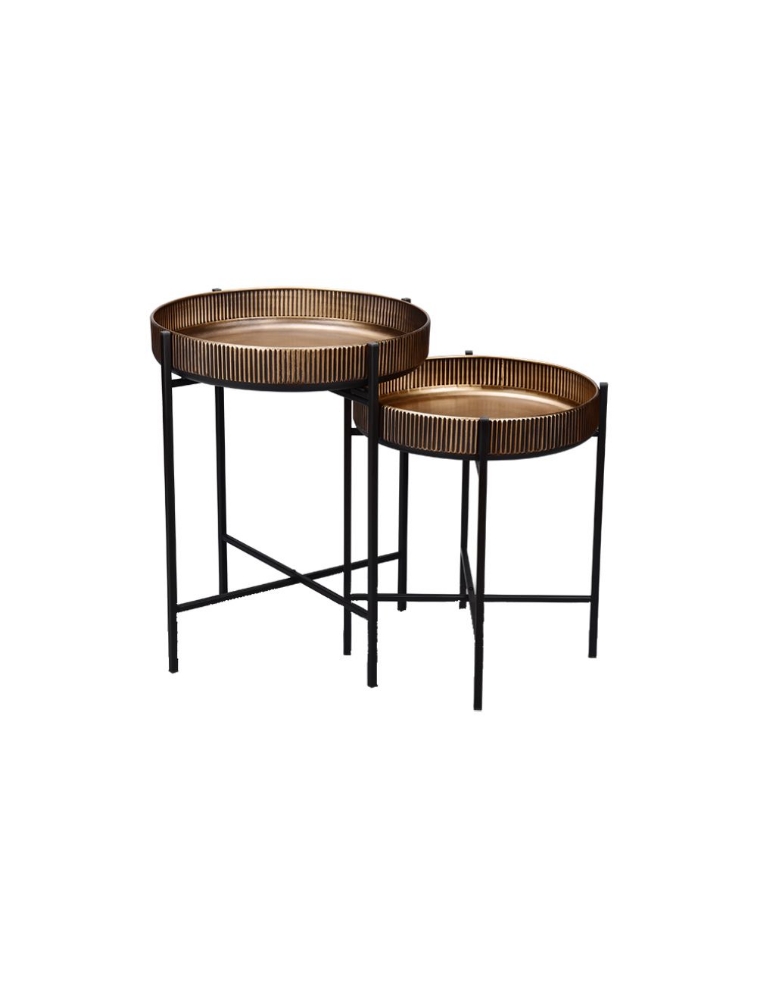 Table d'appoint ronde JANE 2030180 Mirrors & More