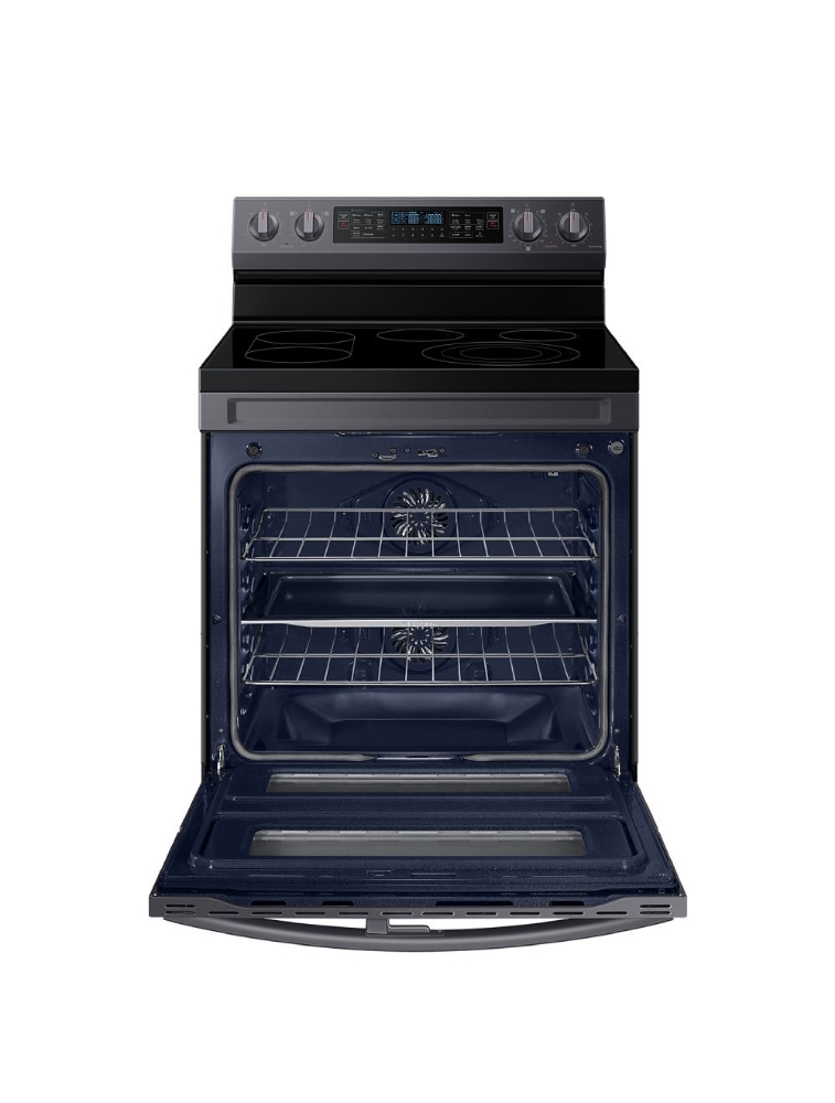 Cuisinière électrique autoportante 30 po. 6,3 pi³ avec convection Samsung NE63A6751SG/AC