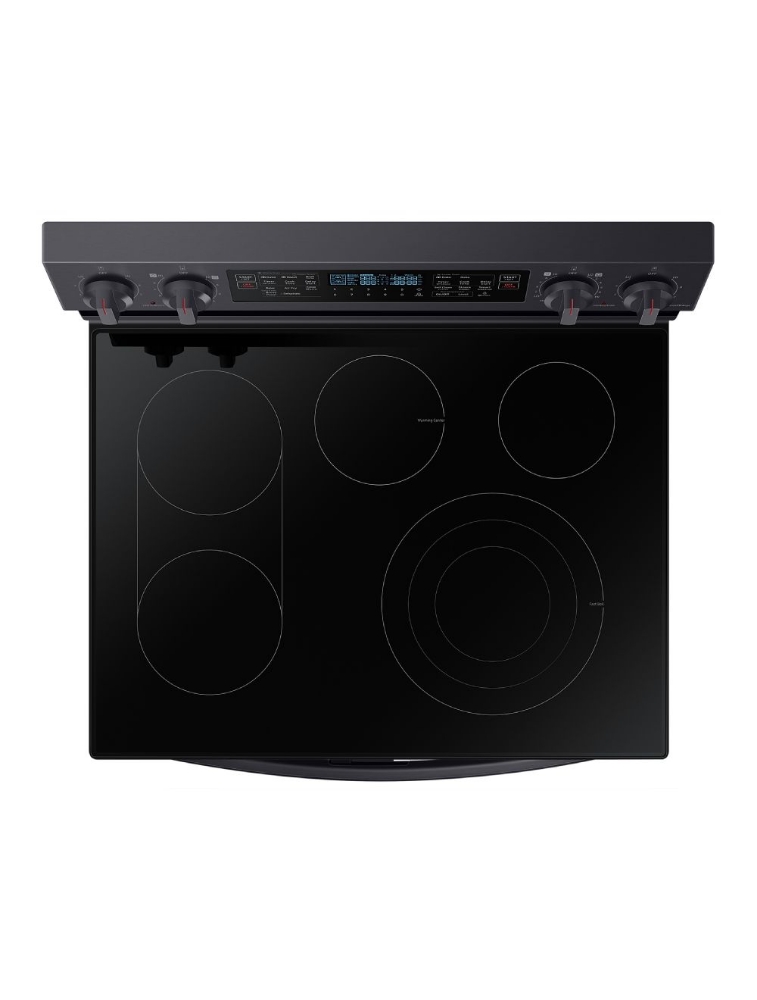 Cuisinière électrique autoportante 30 po. 6,3 pi³ avec convection Samsung NE63A6751SG/AC