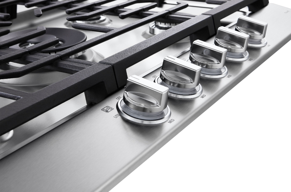 Plaque de cuisson intelligente au gaz encastrable 30 po. avec brûleur double UltraHeat™ LG CBGJ3027S